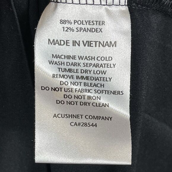 Footjoy Polo Shirt Mens Large Black Golfing Rugby Logo Preppy Adult - Picture 7 of 11